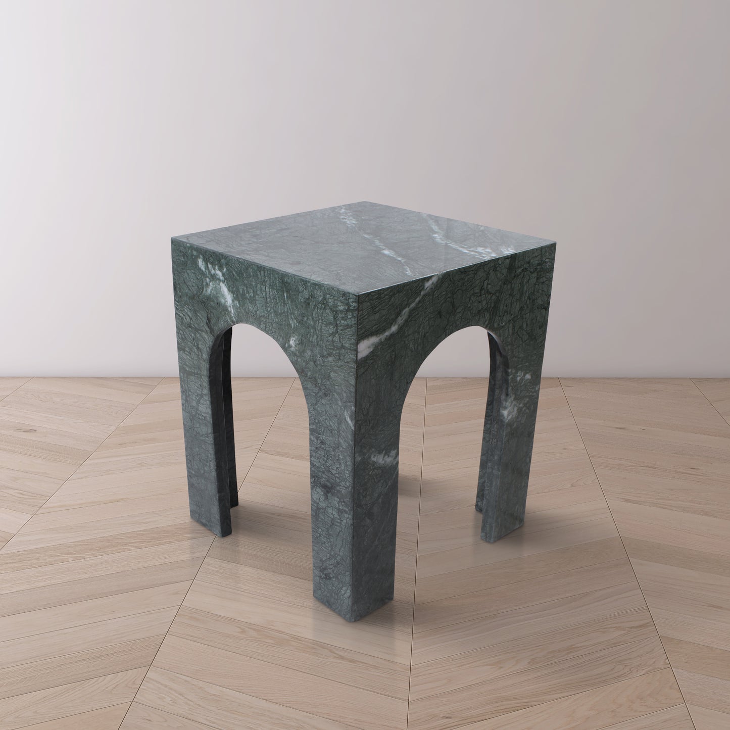 rory green marble end table