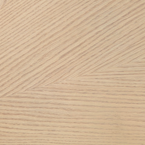 Selene 60" Natural Oak Veneer Dining Table, 1 Piece