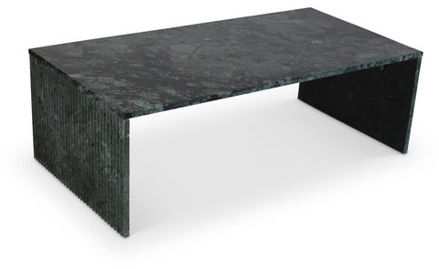 Tessa Green Genuine Marble Coffee Table, 1 Piece