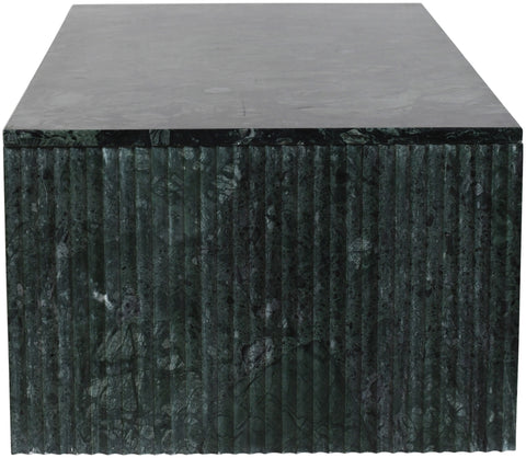 Tessa Green Genuine Marble Coffee Table, 1 Piece
