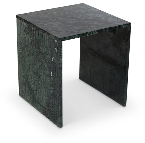 Tessa Green Genuine Marble End Table, 1 Piece