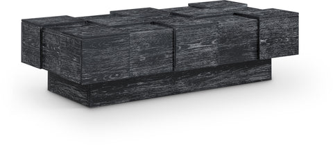 Camden Black Oak Veneer Coffee Table, 1 Piece
