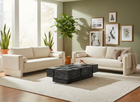 Camden Black Oak Veneer Coffee Table, 1 Piece