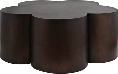 Iris Brown Iron Coffee Table, 1 Piece
