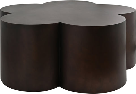 Iris Brown Iron Coffee Table, 1 Piece