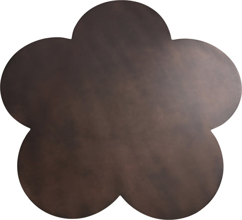 Iris Brown Iron Coffee Table, 1 Piece