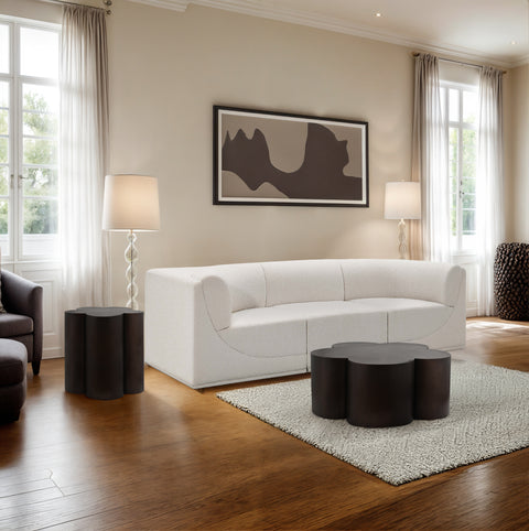 Iris Brown Iron Coffee Table, 1 Piece