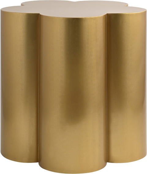 Iris Gold Iron End / Side Table, 1 Piece
