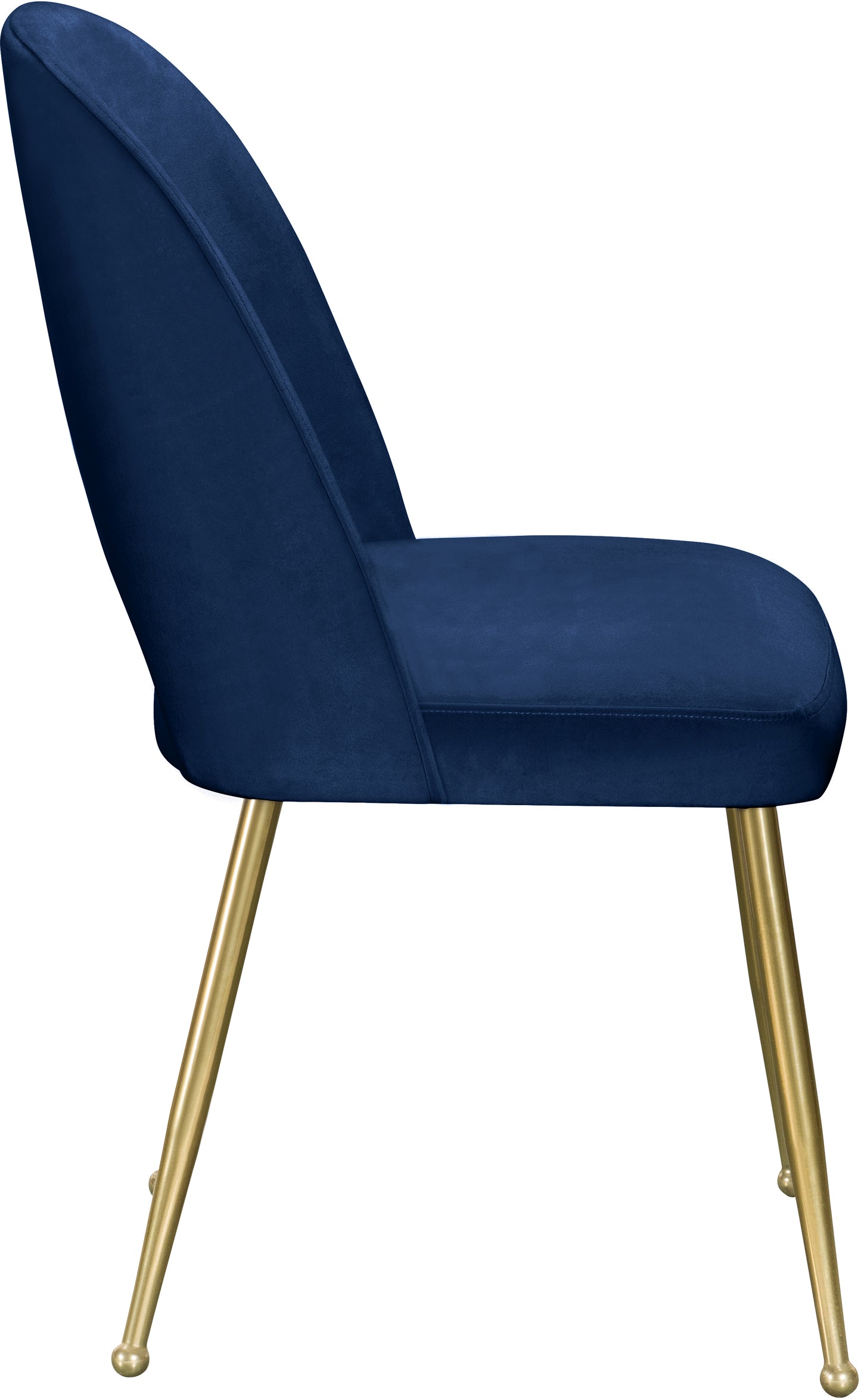 edison navy velvet dining chair c