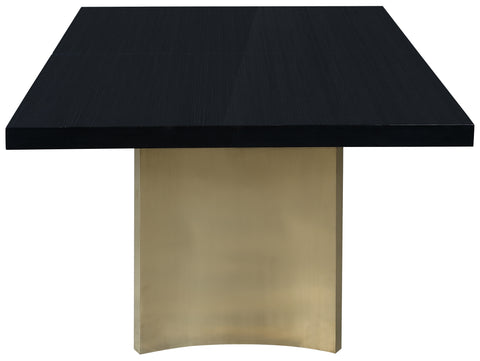 Landon Black Dining Table (3 Boxes) T