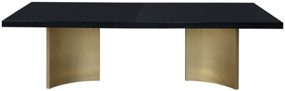 Landon Black Dining Table (3 Boxes) T