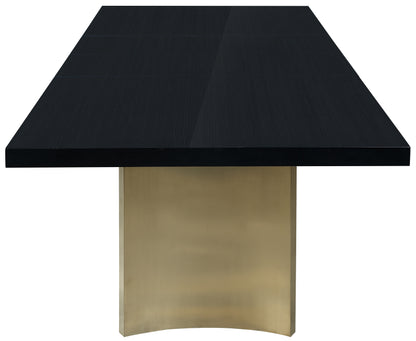 Landon Black Dining Table (3 Boxes) T