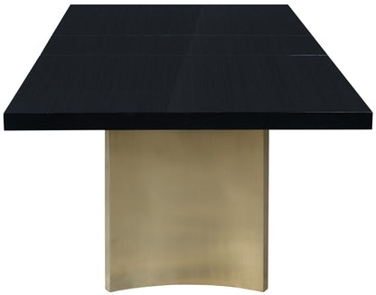 Landon Black Dining Table (3 Boxes) T