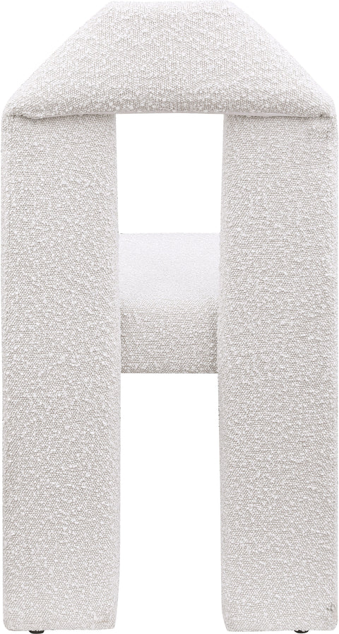 Sei Cream Boucle Fabric Dining Chair