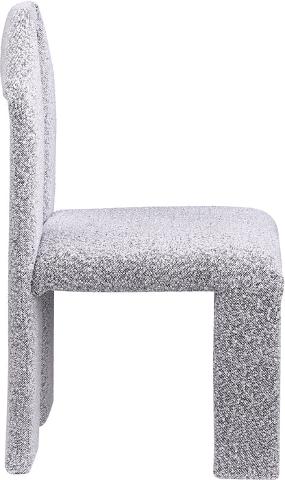 Sei Grey Boucle Fabric Dining Chair