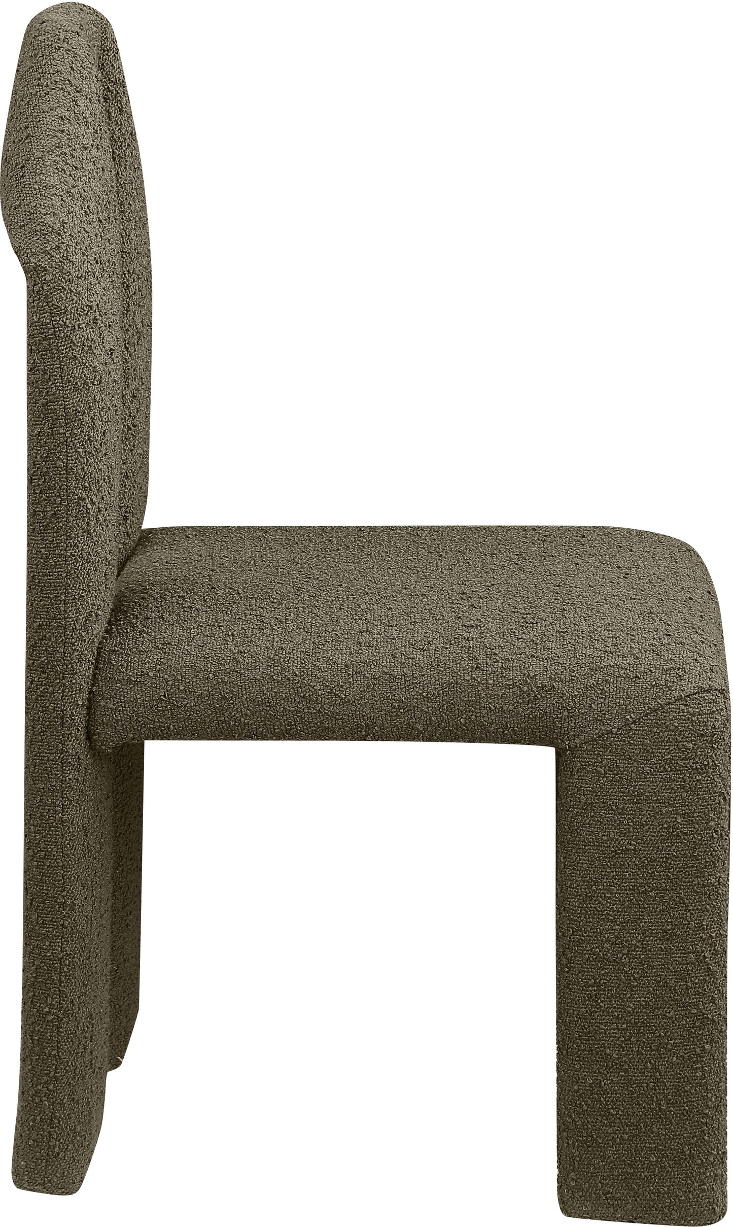 sei olive boucle fabric dining chair