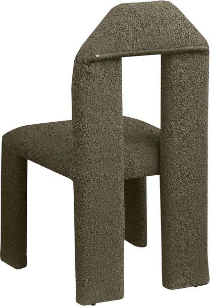 Sei Olive Boucle Fabric Dining Chair