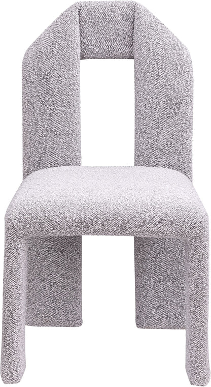 Sei Taupe Boucle Fabric Dining Chair