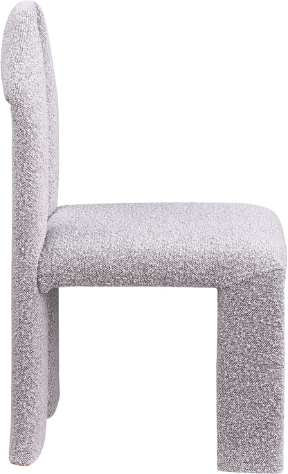 Sei Taupe Boucle Fabric Dining Chair