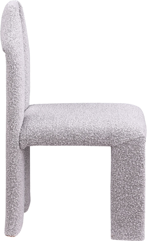 Sei Taupe Boucle Fabric Dining Chair