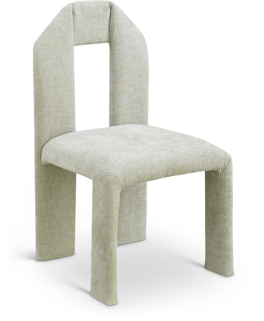 Sei Mint Chenille Fabric Dining Chair