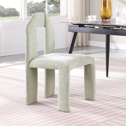 Sei Mint Chenille Fabric Dining Chair