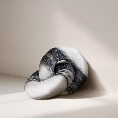 Piper Panda Genuine Marble Decorative Knot, 1 Piece