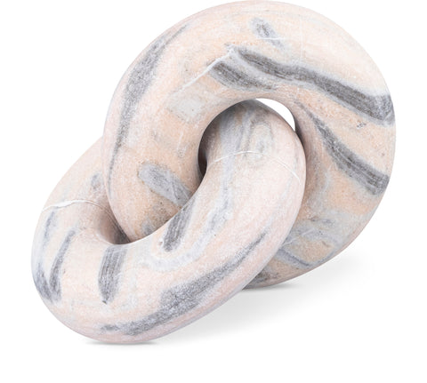 Piper Pink Genuine Marble Decorative Knot, 1 Piece