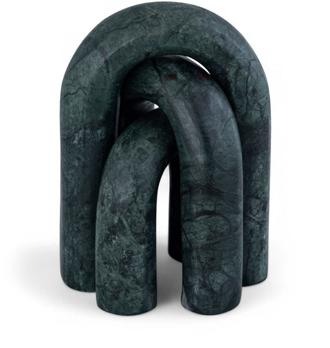 Talia Green Genuine Marble Decorative Object, 3-Piece