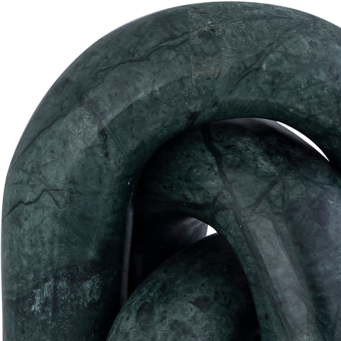 Talia Green Genuine Marble Decorative Object, 3-Piece