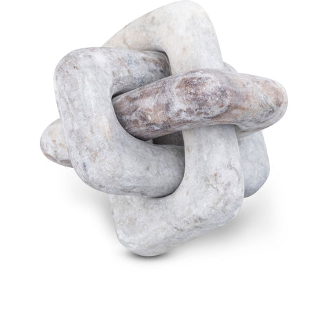 Talia Brown Genuine Marble Decorative Knot, 1 Piece