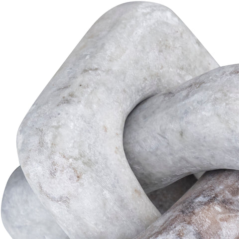 Talia Brown Genuine Marble Decorative Knot, 1 Piece