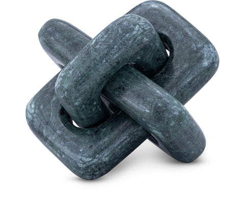 Talia Green Genuine Marble Decorative Knot, 1 Piece