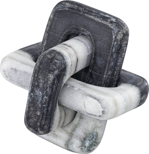 Talia Panda Genuine Marble Decorative Knot, 1 Piece