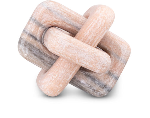 Talia Pink Genuine Marble Decorative Knot, 1 Piece