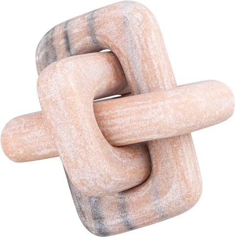 Talia Pink Genuine Marble Decorative Knot, 1 Piece