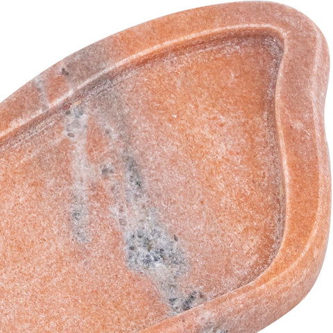 Isolde Pink Genuine Marble Tray, 1 Piece