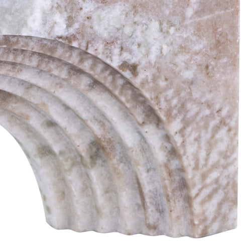 Indie Brown Genuine Marble Decorative Object, 1 Piece