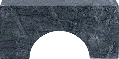 Indie Green Genuine Marble Decorative Object, 1 Piece