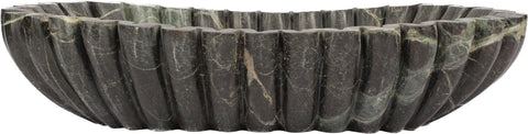 Rowan Green Genuine Marble Decorative Bowl, 1 Piece