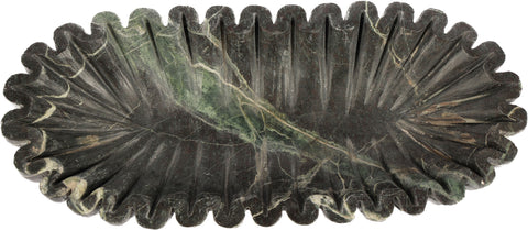 Rowan Green Genuine Marble Decorative Bowl, 1 Piece
