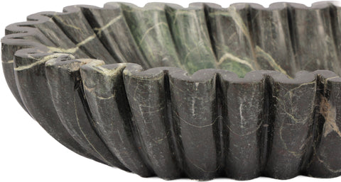 Rowan Green Genuine Marble Decorative Bowl, 1 Piece