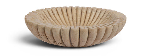 Rowan Travertine Travertine Decorative Bowl, 1 Piece (Style 2)