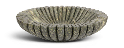 Rowan Green Genuine Marble Decorative Bowl, 1 Piece (Style 2)