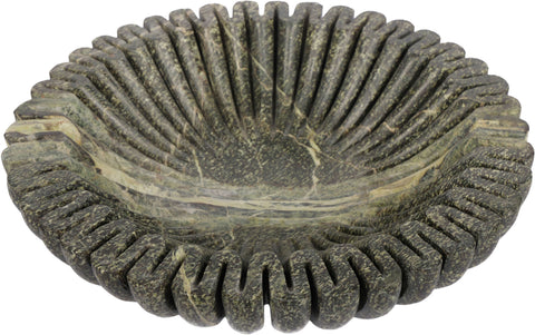 Rowan Green Genuine Marble Decorative Bowl, 1 Piece (Style 2)