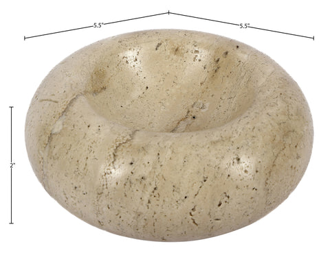 Vale Travertine Travertine Decorative Bowl, 1 Piece
