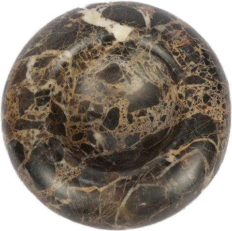 Vale Brown Genuine Marble Decorative Bowl, 1 Piece