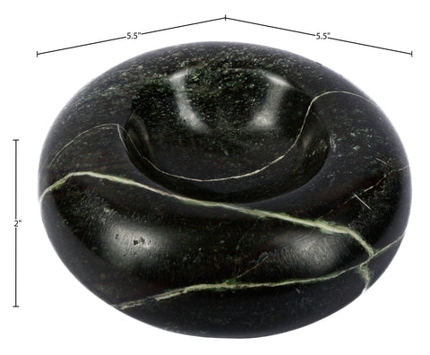 Vale Green Genuine Marble Decorative Bowl, 1 Piece