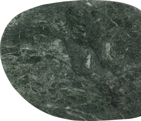 Olive Green Genuine Marble Decorative Tray, 1 Piece (Style 2)