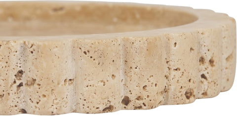 Celine Beige Travertine Tray, 1 Piece